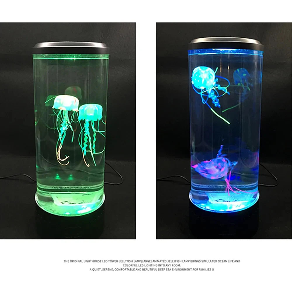 AquaGlow Jellyfish Lamp