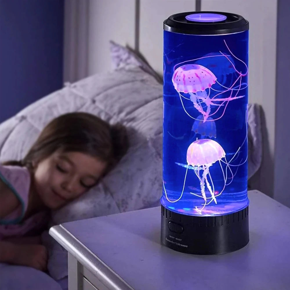 AquaGlow Jellyfish Lamp