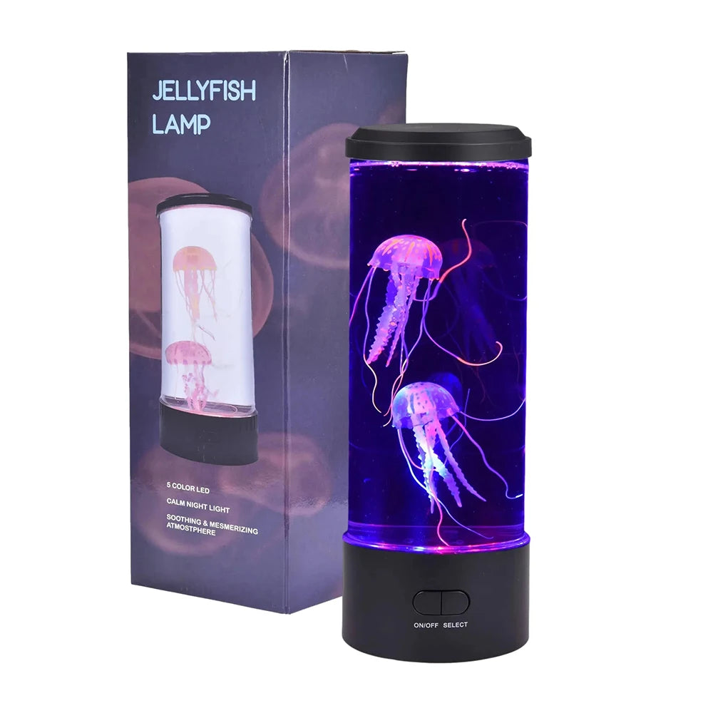 AquaGlow Jellyfish Lamp